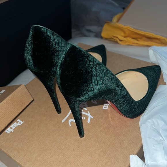 Christian Louboutin Iriza 100 Velluto Stampato - Picture 4 of 6